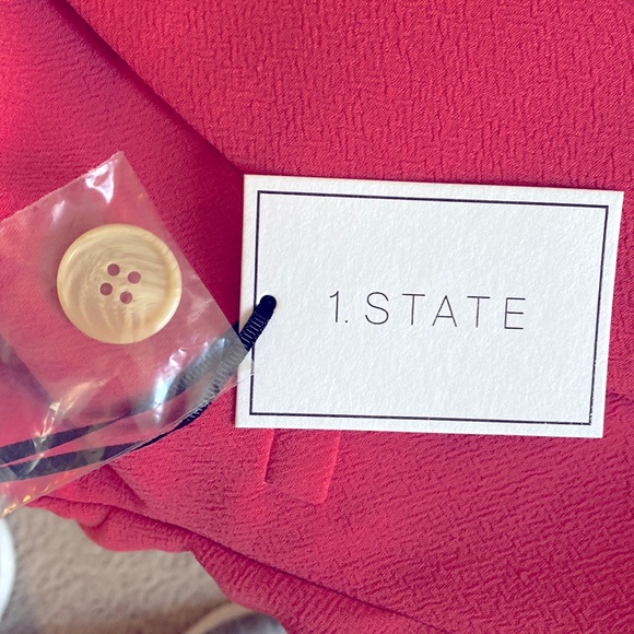 Pink One-Button Blazer- 1.State - Picture 4 of 4